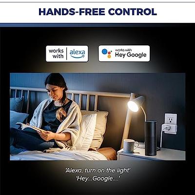 HBN Smart Plug Mini 15A, WiFi Smart Outlet Works with Alexa, Google Home Assistant, Remote Control with Timer Function, No Hub Required, ETL