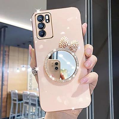 3D Bling Sparkly Mirror Phone Case,Girly Diamonds Women Clear