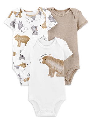 Child of Mine made by Carter's 3 Pack Newborn Girls Bodysuits