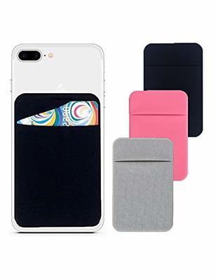 Adhesive Silicone Credit Card Pocket Sticker Pouch Holder Case For Cell  Phone