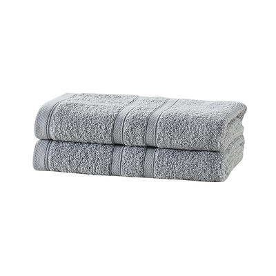 Hotel Style 4-Piece Egyptian Cotton Hand Towel and Washcloth Set, Platinum  Silver