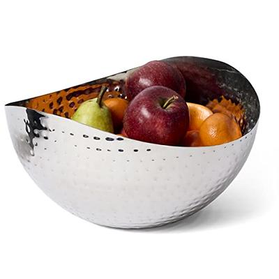 Decorative Fruit Bowl Stainless Steel Large Modern Best Plastic