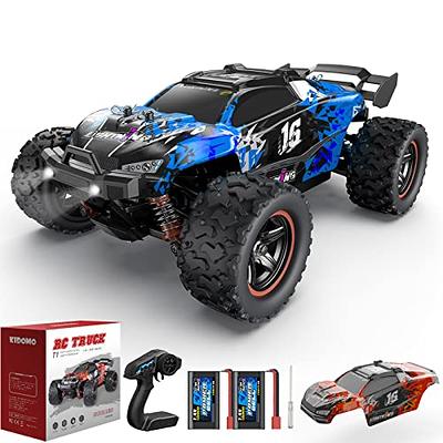  caivun Coche RC grande a escala 1:14, autos RC 4WD Off Road  Hobby Trucks 40+ KM/H auto de control remoto de alta velocidad con dos  baterías de 1500 mAh, vehículo de