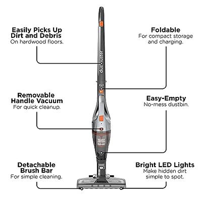  BLACK+DECKER Powerseries Cordless Stick Vacuum Cleaner & Hand  Vac, 2-in-1, Titanium Gray (HSVB420J) : Everything Else