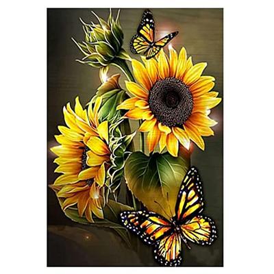 Sunflower Diamond Painting Kit 5D Full Drill Wall Decor 12X16