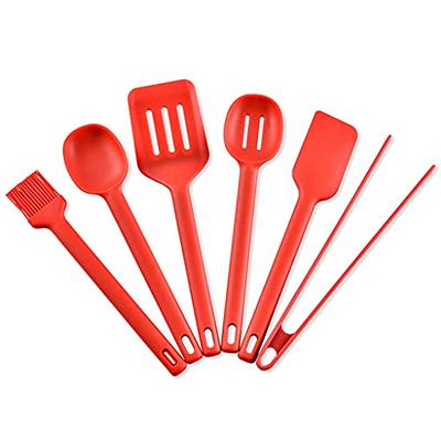 Kitchen Cooking Utensils Set, Umite Chef 33 pcs Non-stick Silicone Cooking Spatula  Set with Holder, Wooden Handle Silicone Kitchen Gadgets Utensil Set (Pink)  - Yahoo Shopping