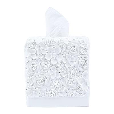 Shiny Tissue Box Elegant Napkin Holder for Living Room Bathroom Office Bar