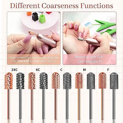 3/32” Tungsten Nail Drill Bit Cuticle Remover Cutter Bits for Acrylic Gel  Professional Manicure Pedicure Tools for Home Salon