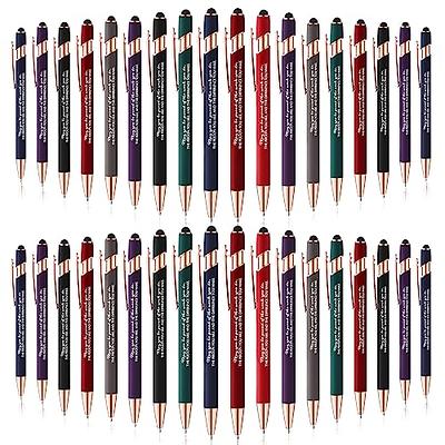 50 Pcs Inspirational Pens Bulk Motivational Ballpoint Pen Funny Metal Black Ink  Pen with Saying Employee Appreciation Pen for Teacher Office Supplies  Christmas Gifts (May You Be Proud) - Yahoo Shopping