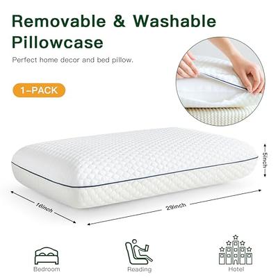 Classic Brands Reversible Cool Gel and Memory Foam Double-Sided Pillow,  Soft and Comfortable Orthopedic Support, Standard