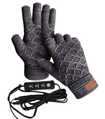 Fleece Lined Soft Black Hand Warmers, Unisex Wrist Warmer Computer