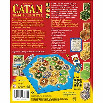 Catan (Base Game) Adventure Board Game for Adults and Family | Ages 10+ |  for 3 to 4 Players | Average Playtime 60 Minutes | Made by Catan Studio