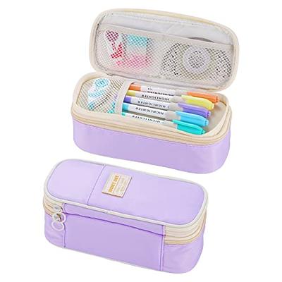 Dugio Big Pencil Case Large Capacity Pencil Bag with Zipper Pencil Pouch  for Girls Boys Kids Adults Christmas Stationery Pencil Pen Case Organizer  for School Office Purple - Yahoo Shopping
