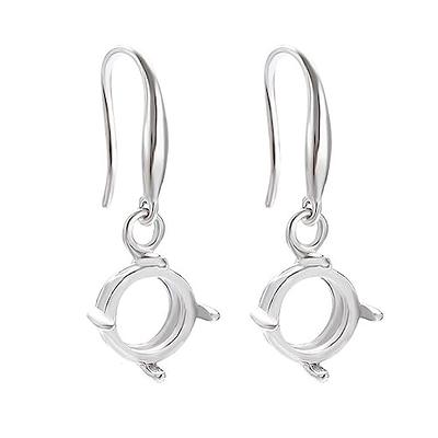 925 Sterling Silver Earring Hooks Silver Ear Wires Jewelry Supply
