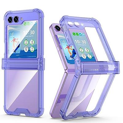  Clear Z Flip 5 Case,Samsung Z Flip 5 5G Case Slim TPU Silicone  Phone Case Cover,Samsung Galaxy Z Flip 5 Dropproof Shockproof Anti-Scratch  Protective Cover for Samsung Galaxy Z Flip-Transparent 