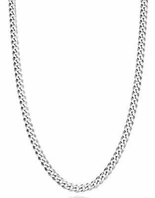  BENIQUE Solid 925 Sterling Silver Necklace Extenders for Women  Men, Made in USA, Fine Thin Chain, Durable Dainty Removable, Pack of 3pcs  (Sterling Silver/Set 1, 2, 3 (3pcs)): Clothing, Shoes 