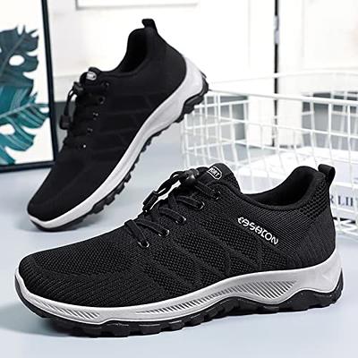 Htmbrou Mens Walking Shoes Running Sneakers Tennis Shoes Workout