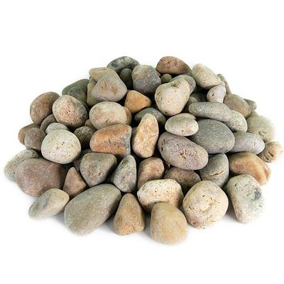 Southwest Boulder & Stone 25 Cu. ft. 3/8 in. White Ice Bulk Landscape Rock and Pebble for Gardening, Landscaping, Driveways and Walkways