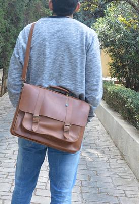 Leather office bag ,laptop bag, Men Briefcase, Real leather, Messenger Bag,  Gift 