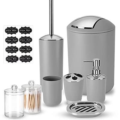  iMucci Bathroom Accessories Set - with Trash Can