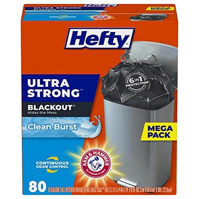 Hefty Recycling Trash Bags, Blue, 13 Gallon, 60 Count