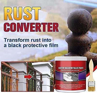 Rust Renovator, Rust Conversion Agent, Rust Remover for Metal, Water-Based Metal  Rust Remover, Rust Removal Converter Metallic Paint, Multi Purpose Anti-Rust  Paint, Long Lasting Protection (White) - Yahoo Shopping