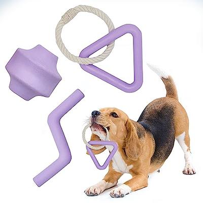 Dog Chew Toys, Dogs Training Treats Teething Rope Toys with Suction Cup for  Boredom, Indoor Interactive