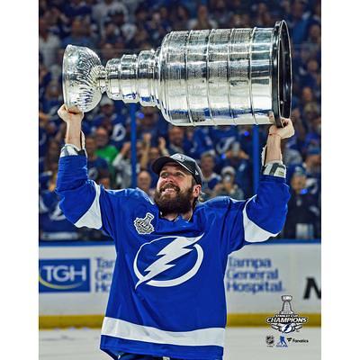 Nikita Kucherov Tampa Bay Lightning Unsigned 2021 Stanley Cup Champions Raising Photograph