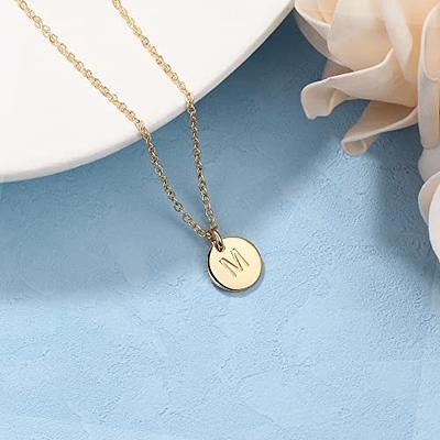L Cursive Initial Gold Pendant Necklace – Soul & Little Rose