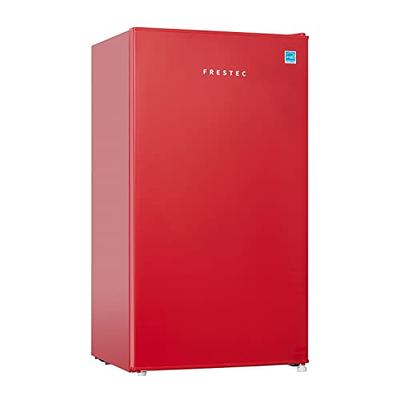 Frestec 1.6 Cu.Ft Mini Fridge with Freezer,Mini Fridge for Bedroom