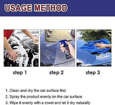 Multi-functional Coating Renewal Agent, 3 in 1 Ceramic Car Coating Spray, 3 in 1 High Protection Quick Coating Spray, Fast-Acting Coating Spray