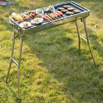 Monument Grills 56000 2-Burner Portable Table Top Propane GAS Griddle in Stainless Steel