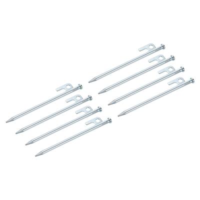 Tiomues Tent Stakes, 10PCS Heavy Duty Tent Stakes Pegs, Outdoor Camping  Windproof Professional Ground Stakes, Metal