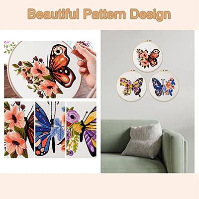  KAMEUN Embroidery Craft Kits for Adults Stamped Cross