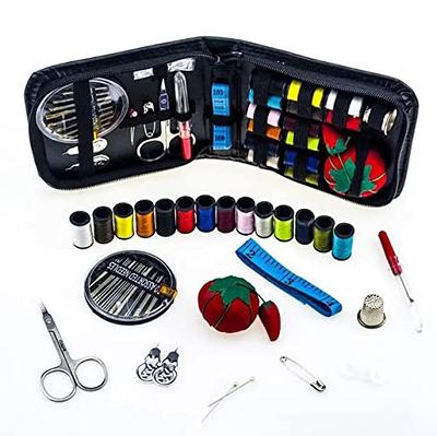 Ethedeal Sewing Kit,99PCS DIY Sewing Accessories Portable Mini Sewing Kit for Beginner Traveler and Emergency Clothing Fixes,Needle and Thread Kit