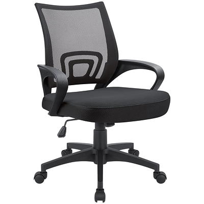 GZMR Mesh Assistant Office Chair Black Contemporary Adjustable