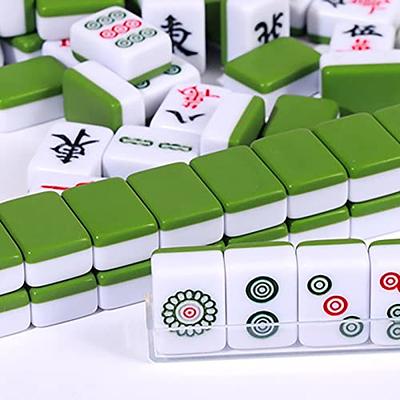 144 Tiles Chinese MahJong Game Set Retro Mah-Jong Fun Family Board