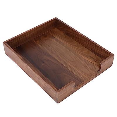 Black Walnut Wood Desk Organizer, Office Desk Accessories, Wood