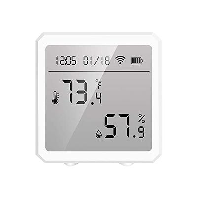 Smart Temperature Humidity Sensor Works w/Alexa IFTTT, 1/4 Mile Super Long  Range Wireless Digital Hygrometer Indoor Thermometer Humidity Meter