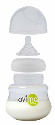 Avima Baby Nipples — Wide Neck, Medium Flow (Set of 6)