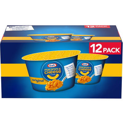 Kraft Deluxe White Cheddar Macaroni & Cheese Easy Microwavable Dinner, 4 ct  Pack, 2.39 oz Cups