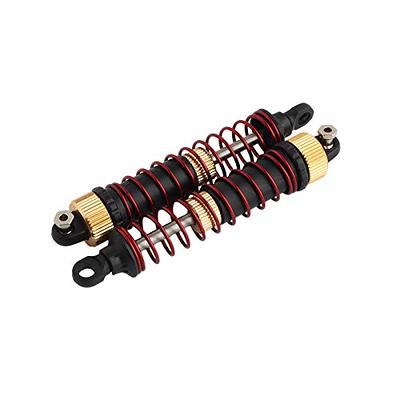 GDOOL 4 PCS Aluminum Alloy Shock Absorber Assembled Metal Oil Filled Shocks  9125 Upgrade Parts 25-ZJ03 LG-ZJ03 920-ZJ03 for 1:10 9125 9155 9156 RC