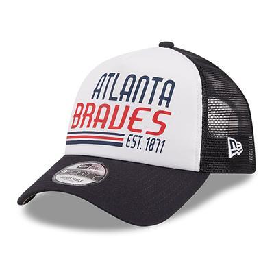 Men's Atlanta Braves New Era Navy 2023 Postseason Side Patch 9FIFTY  Snapback Hat