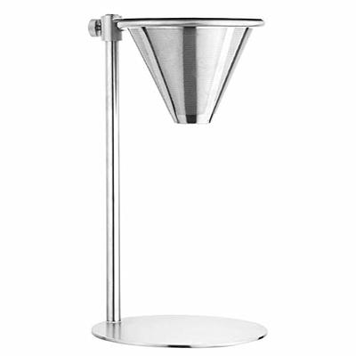 Mingkai Stainless Steel Pour Over Coffee Maker, Adjustable Pour Over Coffee  Stand with Double Filter, Freestanding Drip Cone Brewer and Stand, Make  Coffee Directly into Mug, Cup or Thermos Silver - Yahoo