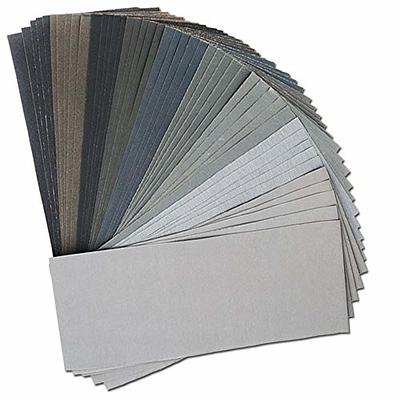 LotFancy 80 to 3000 Grit Sandpaper Assortment, 45PCS 9 x 3.6 Silicon  Carbide Dry Wet Sandpaper