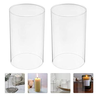 Holibanna 2pcs Candle Shade Wedding Candles Home Accents Decor Taper  Candles Chimney Tube Candle Holder Transparent Glass Dome Open Both End  Chimney Tube Decorative Candle Cover Classic Cap - Yahoo Shopping