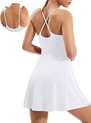 Ewedoos, Other, Womens Tennis Dress Workout Dress With Builtin Bra Shorts  Pockets For Golf