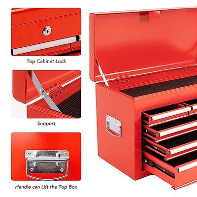 Rolling Tool Chest Cabinet Metal Storage Tool Box Organizer w/ 8-Drawer &  Wheels