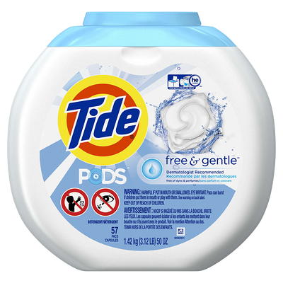 Tide Free and Gentle Unscented Laundry Detergent Pods (20-Count