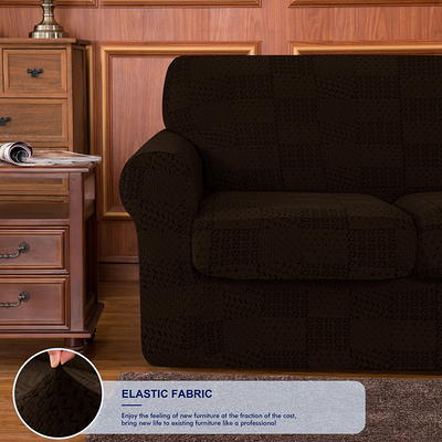 Memory Foam Dining Chair Cushion Winston Porter Fabric: Chocolate